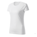 Tricou Damă Alb – Single Jersey 100% Bumbac
