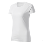 Tricou Damă Alb – Single Jersey 100% Bumbac