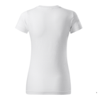 Tricou Damă Alb – Single Jersey 100% Bumbac