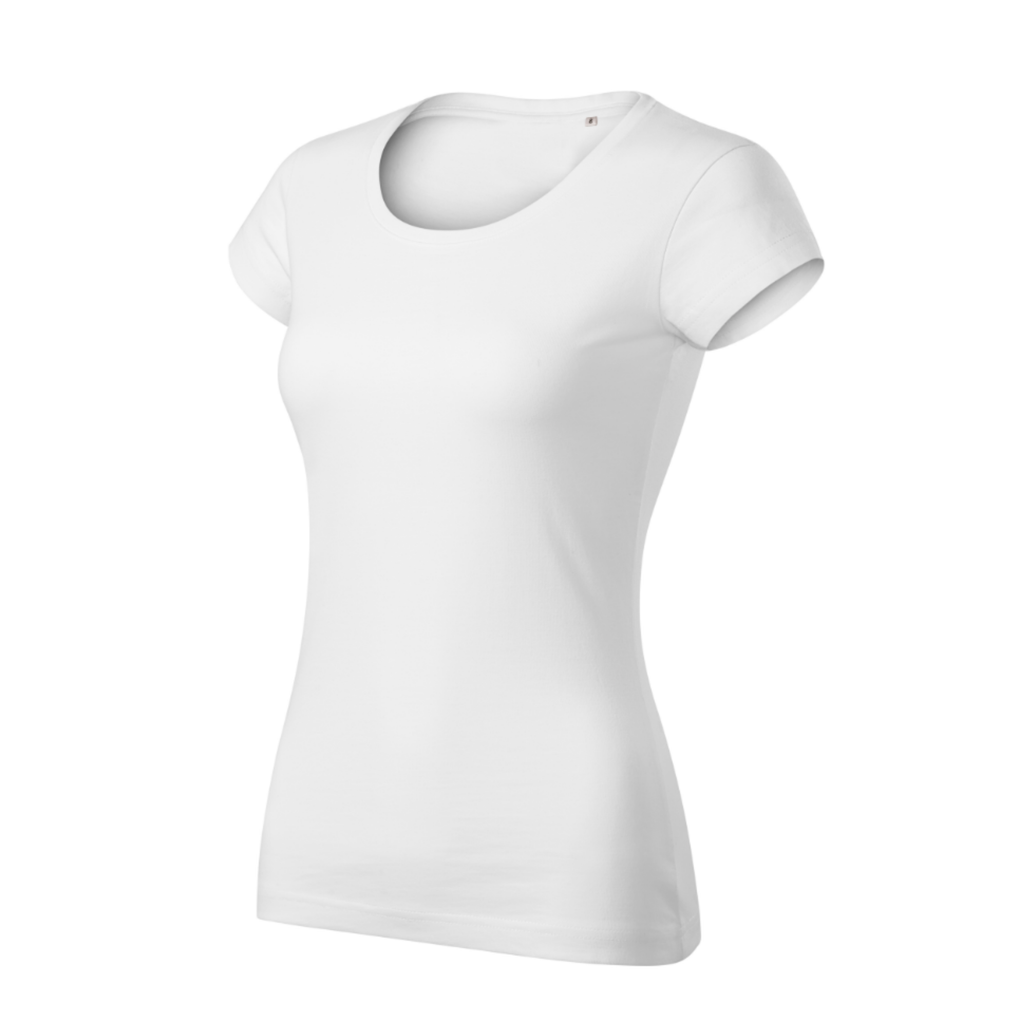 Tricou Damă Alb – 100% Bumbac