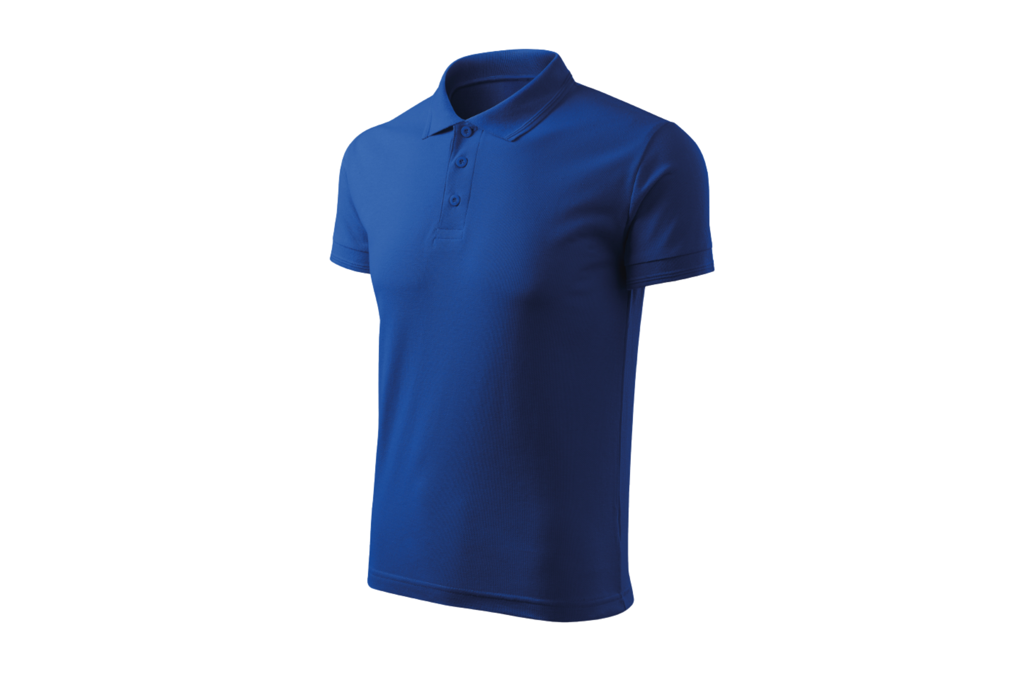 Tricou Polo Bărbați Albastru Regal – 65% Bumbac 35% Poliester