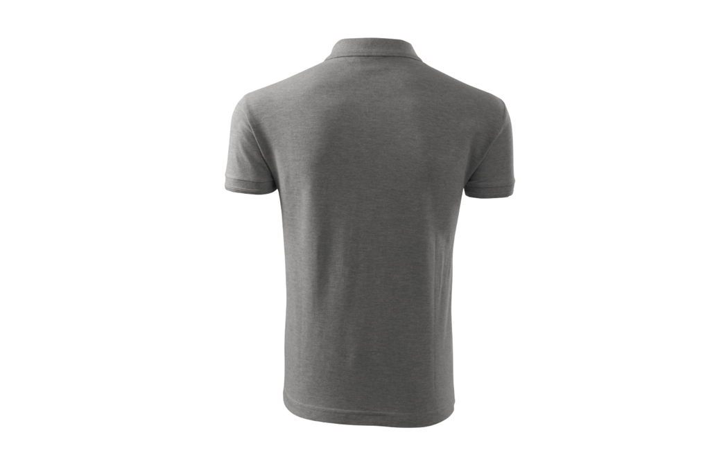 Tricou Polo Bărbați Gri Închis – 65% Bumbac 35% Poliester