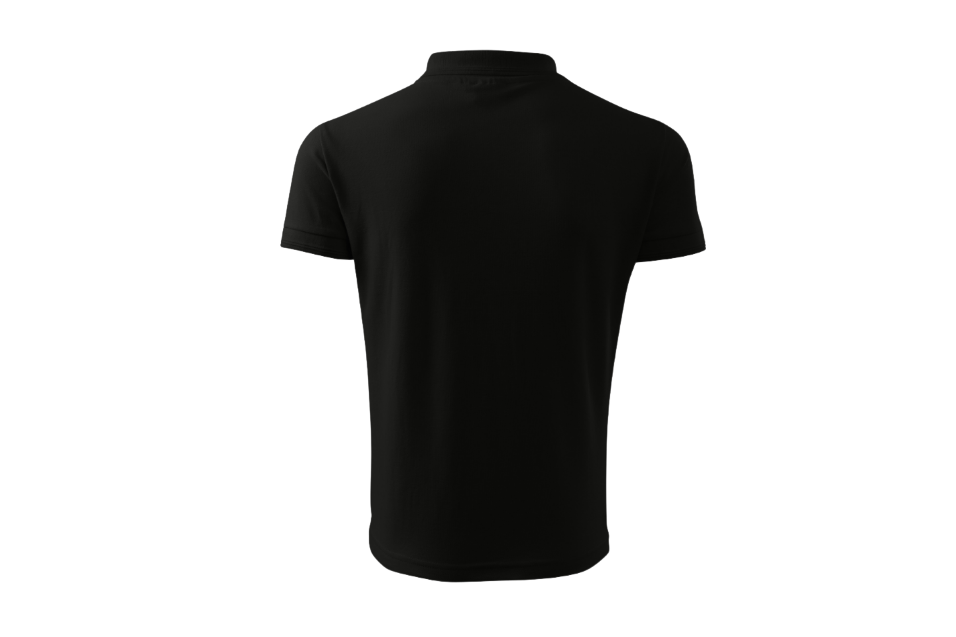 Tricou Polo Bărbați Negru – 65% Bumbac 35% Poliester
