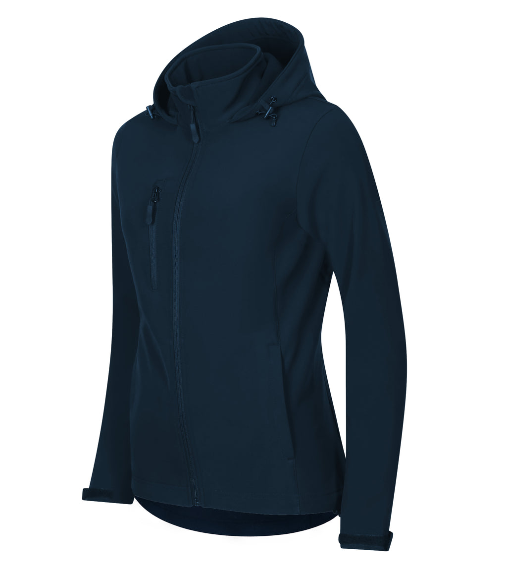 Jachetă softshell pentru damă cu glugă DMT PROFESIONAL