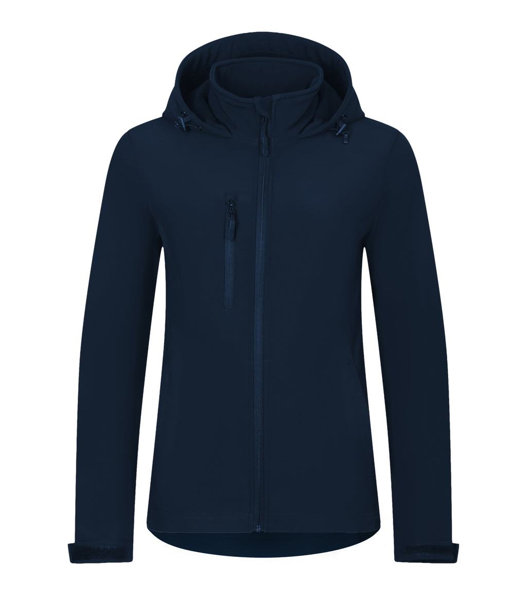 Jachetă softshell pentru damă cu glugă DMT PROFESIONAL