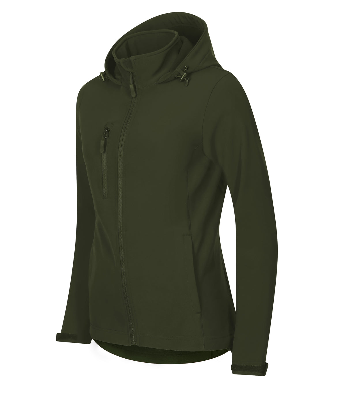 Jachetă softshell pentru damă cu glugă DMT PROFESIONAL