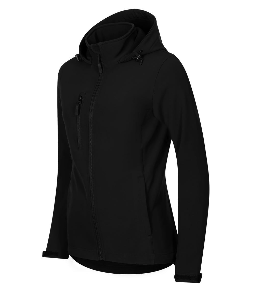 Jachetă softshell pentru damă cu glugă DMT PROFESIONAL