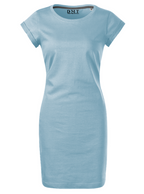 Rochie pentru damă Albastru Deschis – 100% Bumbac DMT PROFESIONAL