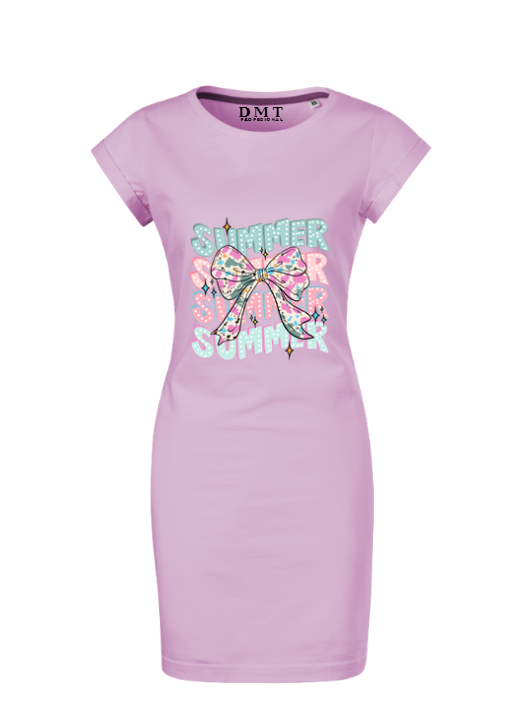 Rochie pentru damă Cu Imprimeu Summer Star – 100% Bumbac
