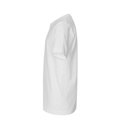 Tricou copii alb - vedere laterală
