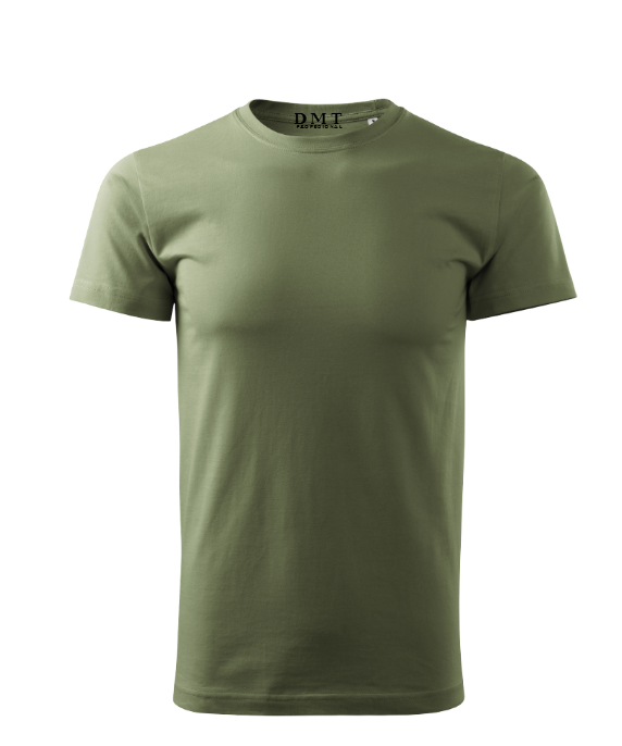 Tricou pentru bărbați Khaki – 100% Bumbac DMT PROFESIONAL