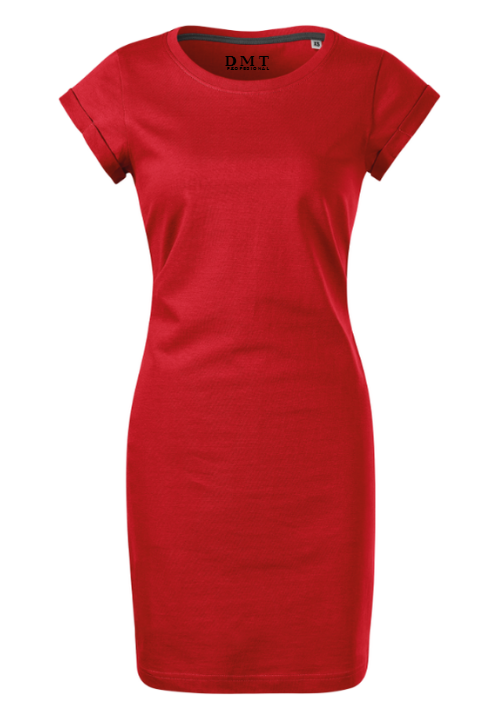 Rochie pentru damă Roșu – 100% Bumbac DMT PROFESIONAL