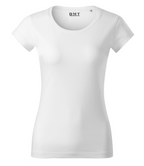 Tricou Damă Fitted Alb – 100% Bumbac DMT PROFESIONAL