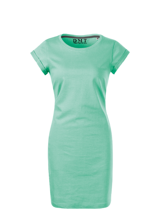 Rochie pentru damă Verde Mentă – 100% Bumbac DMT PROFESIONAL