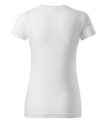 Tricou Damă Fitted Imprimeu "Make Lemonade" – Alb