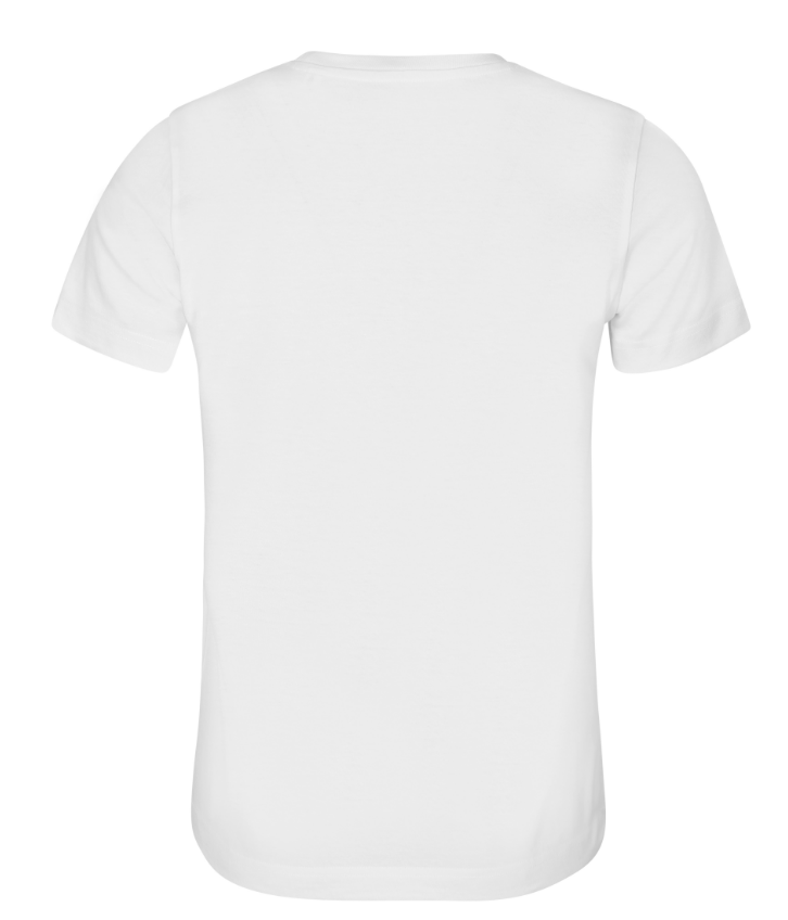 Tricou Damă Alb – Single Jersey 100% Bumbac DMT PROFESIONAL