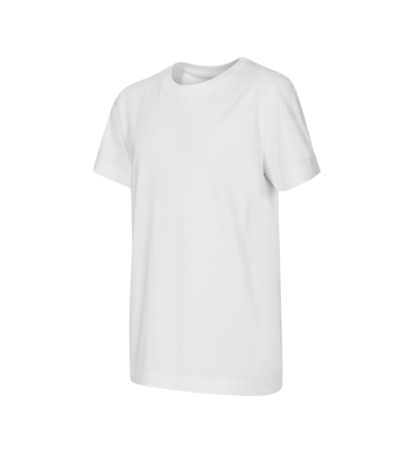 Tricou copii alb - vedere laterală față