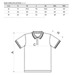 Tricou Polo Bărbați Gri Închis – 65% Bumbac 35% Poliester DMT PROFESIONAL